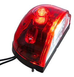 Kennzeichenleuchte LED ROT 102 mm x 59 mm 12 / 24 V