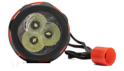 Taschenlampe Torcia LED gummiert