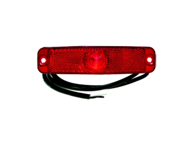 Schlussleuchte 130 x 32 mm LED 12/24 V ROT