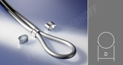 Würgeklemme 8 mm verzinkt