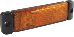 Seitenm.-Leuchte 130 x 32 mm mit 3 LED