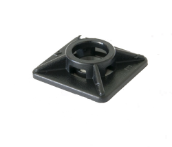 Klebepad für Kabelband 19 x 19 mm schwarz