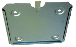 Halter für Gefahrzettel 250 x 250 mm