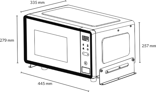 Mikrowelle Dometic MWO 24 V 500 W