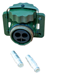 Steckdose 2 polig NATO 24V 35 mm² Crimpkontakt