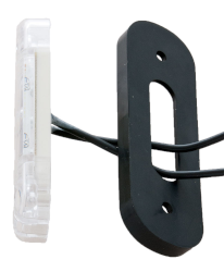 Begrenzungsleuchte mit 6 LED's weiß 88 mm x 27 mm