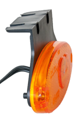 Seitenmarkierungsleuchte LED gelb mit Winkelhalter