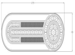Rückleuchte LED 275 x 95 mm rechts / links