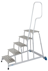 Arbeitspodest - leichter Alu Montagetritt 5 Stufen