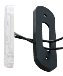 Begrenzungsleuchte mit 3 LED's weiß 88 mm x 27 mm