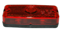Schlussleuchte 86 x 38 mm rot