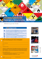 Fahreranweisung Gefahrgut DIN A4