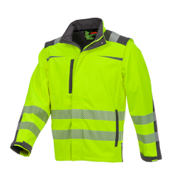 Softshell-Warnschutzjacke LeiKaTex® S-4XL gelb