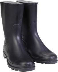 Überziehstiefel Gr. 47 schwarz Schafthöhe 28 cm