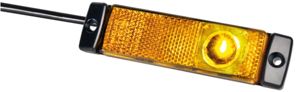 Seitenm.-Leuchte 130 mm x 32 mm mit 1 LED