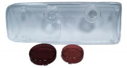 Lichtscheibe 370 x 130 mm Kögel rechts klar