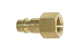 Stecknippel Messing IG 1/4"