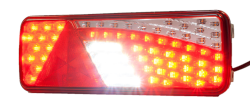 Rückleuchte links LED 420 x 150 mm mit Dreieck