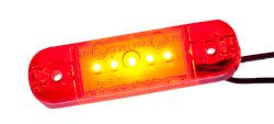 Schlussleuchte mit 5 LED's rot 88 mm x 27 mm