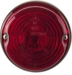 Schlussleuchte RUND Ø 80 mm rot