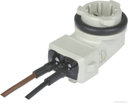 Steckgehäuse AMP mit Kabel grau