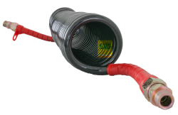 Airflex ROT "PU" 33 Windungen mit Verschraubung
