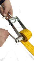 Hand-Gurtbandaufroller Metall
