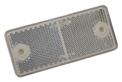 Rückstrahler 95 mm x 42 mm weiß