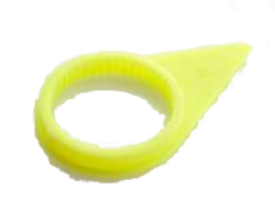 Radmutternanzeiger 32mm GELB
