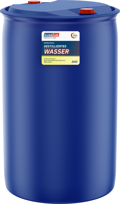 Destiliertes Wasser 208 Liter