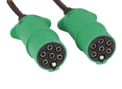 Elektrowendel 7 polig S-Type m.Stift 24V