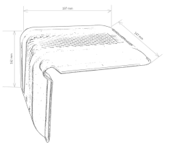 Kantenschutzecke SVG schwarz für 50 mm Gurtband