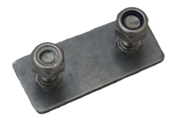 Gegenplatte 45 x 20 mm Nirosta