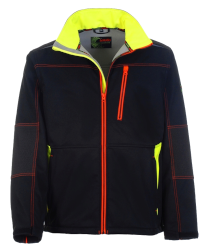 Softshelljacke LeiKaTex® Black Line S-4XL