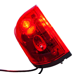 Kennzeichenleuchte LED ROT 102 mm x 59 mm 12 / 24 V