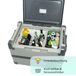 Kühlbox Prime Tech 12/24/230V Kompressor