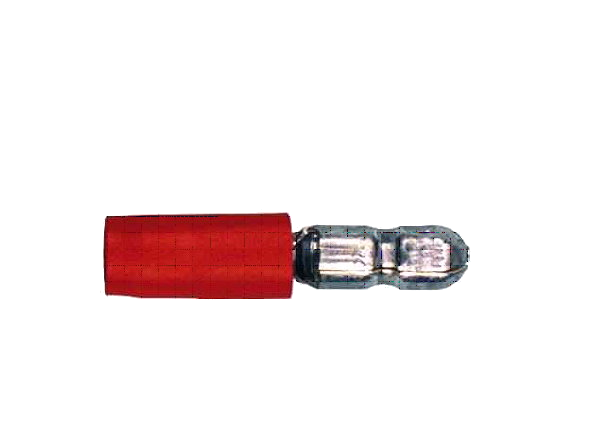 Rundstecker rot Ø 4 mm