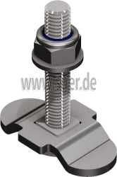 Schraubfitting M8 x 45 mm für Airlineschiene