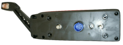 Rückleuchte 370 x 130 mm KRONE re.+Umrißl. Zentralstecker