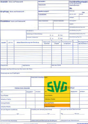 Frachtbrief/Begleitpapier 3-fach A4