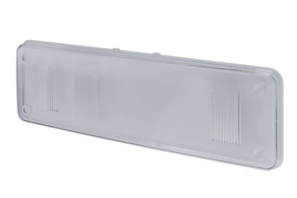 Lichtscheibe 450 mm x 139 mm Krone Klarglas