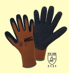 Arbeitshandschuh NYLON LATEX FOAM Gr 9-11