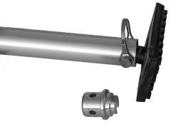Gummifuß S-Line für Sperr / Klemmbalken