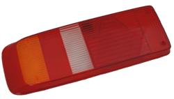 Lichtscheibe 370 mm x 130 mm Krone links