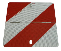 Parkwarntafel 285x285 mm linksweisend