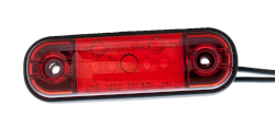 Schlussleuchte mit 5 LED's rot 88 mm x 27 mm