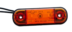 Seitenmarkierungsleuchte mit 3 LED's gelb 88 mm x 27 mm