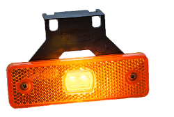 Seitenmarkierungsleuchte LED 98 mm x 31 mm Winkelhalter