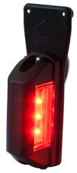 Umrissleuchte LED 12 V / 24 V rot / weiß Pendelhalter