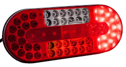 Rückleuchte LED rechts oval 12/24 Volt